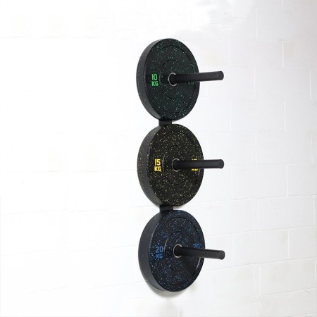 Soporte Discos Bumper Pared Triple